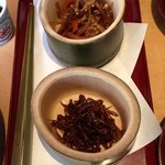 妙見石原荘 食菜石蔵 - きんぴら・いかなごの釘煮