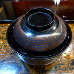 すし処 さいとう - 【H26.7.19】味噌汁。