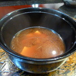 すし処 さいとう - 【H26.7.19】赤味噌。