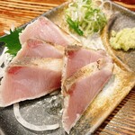 店長のひとりごと - わさびがニンニクと和えてあって最高。塩で。