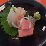 Omakase Kappou Idutsuya - お造り：わさびがすりおろしではなかったかな･･･ ＾＾；