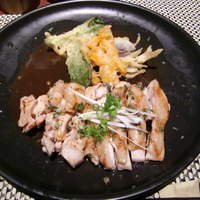 旬菜ステーキ処 らいむらいと - 津軽鶏の網焼き　和風香草風味（１０８０）