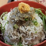 秋本 - ミニ しらす丼(ボリュームあり)