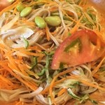 おにかけ - 煉味噌を溶いて、蕎麦にぶっかけていただきます