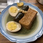 雨風 - 卵、昆布、おかべ（厚揚げ）