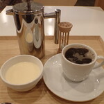 トーコーキッチン - スノーゼリー + ホットコーヒー