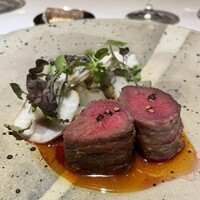 リストランテKubotsu - 鹿肉でしたが、コクがあり、とても美味しいのに残してしまうほど濃厚でした。