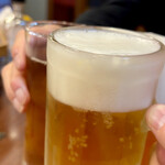 どぜう・四季料理 やぶや - 乾杯〜♪ ”(*>∀<)っ凵凵c (>∀<*)ｶﾝﾊﾟｰｲ