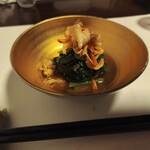 酒肴 新屋敷 - 桜エビと小松菜のお浸し