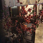 酒肴 新屋敷 - 玄関のお花