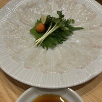 とらふぐ城 - 熟成てっさ