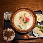 駒八 - ちゃんぽんとジャコご飯ランチ800円