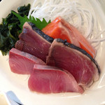 みんなの食堂 - 刺身は平板でした