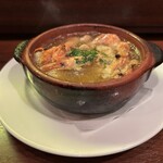 トロス スペイン グリルバル - えびアヒージョ