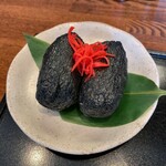 中華蕎麦 きつね - 黒稲荷寿司