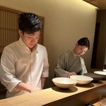 銀座 有涯 - 大将と女将