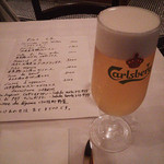 レドゥ ギャルソン - 最初はビール