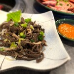焼肉くりはら - センマイはザクッとした食感
酢味噌がよく合います