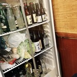 はなふさ - お酒や瓶はこのあたりから