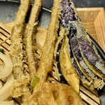 浅草真九郎 - ゴボ天,茄子天,蓮根天