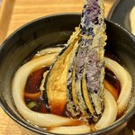 浅草真九郎 - 茄子天うどん