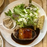 あおみどり - チーズハンバーグ