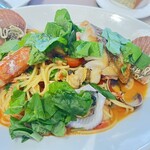 アル・ケッチァーノ  - スズキに海老、魚介、たっぷりのアサリ