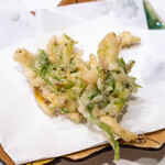 うを徳 - 2025.3 掻き揚げ（ひろっこ、蕗の薹、四万十産あおさ）