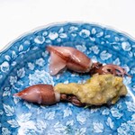 うを徳 - 2025.3 ホタルイカ蕗味噌添え