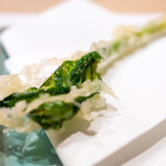 うを徳 - 2025.3 東北産ギョウジャニンニク天ぷら