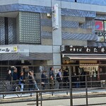 中華そば わた井 - 営業中ばいつもこの行列らしいですが、回転も良いようです