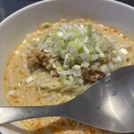 高崎はた山 - 細かく刻まれたネギ