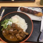 ザ・めしや - どて丼とうずらフライ