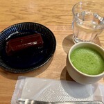 すすむ屋茶店 - 抹茶と小倉ようかん