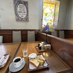cafe ドルン - 午後でしたが、サンドイッチのモーニングをいただきました。