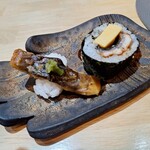 鮨 蓮心 - 鰻2種、ぱりふわー