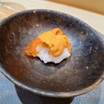 鮨 蓮心 - ウニといくら