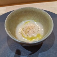 鮨 蓮心 - 蕪とハマグリのすり流し