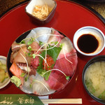 栄太郎 - 海鮮丼(大盛)¥870
