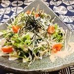 創作ダイニング 善 - おぼろ豆腐 和風胡麻サラダ