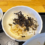 超純水採麺 天国屋 - 「追い飯」