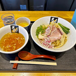 超純水採麺 天国屋 - 「地鶏脂そば」のフルセット