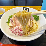 超純水採麺 天国屋 - まずは混ぜずにいただきます