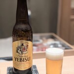 神田錦町 鮨たか晴 - 瓶ビール（小瓶）　900円