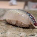 神田錦町 鮨たか晴 - サヨリ（かんぬき）