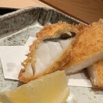 神田錦町 鮨たか晴 - アブラボウズのフライ