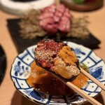 和牛A5雌牛と熟成牛舌 肉屋いちゆく - 