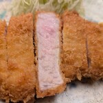 とんかつひなた - あっさりしているようにも見えます。