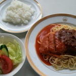 キッチン館 - 日替わり、スパゲティミートカツ７００円