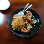 青龍 - ①前菜（クラゲと馬刺しの冷製）